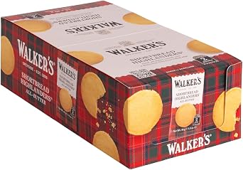 Walker's Shortbread Highlander Cookies, Twin Pack Biscuits, 40g, 18x2Pk