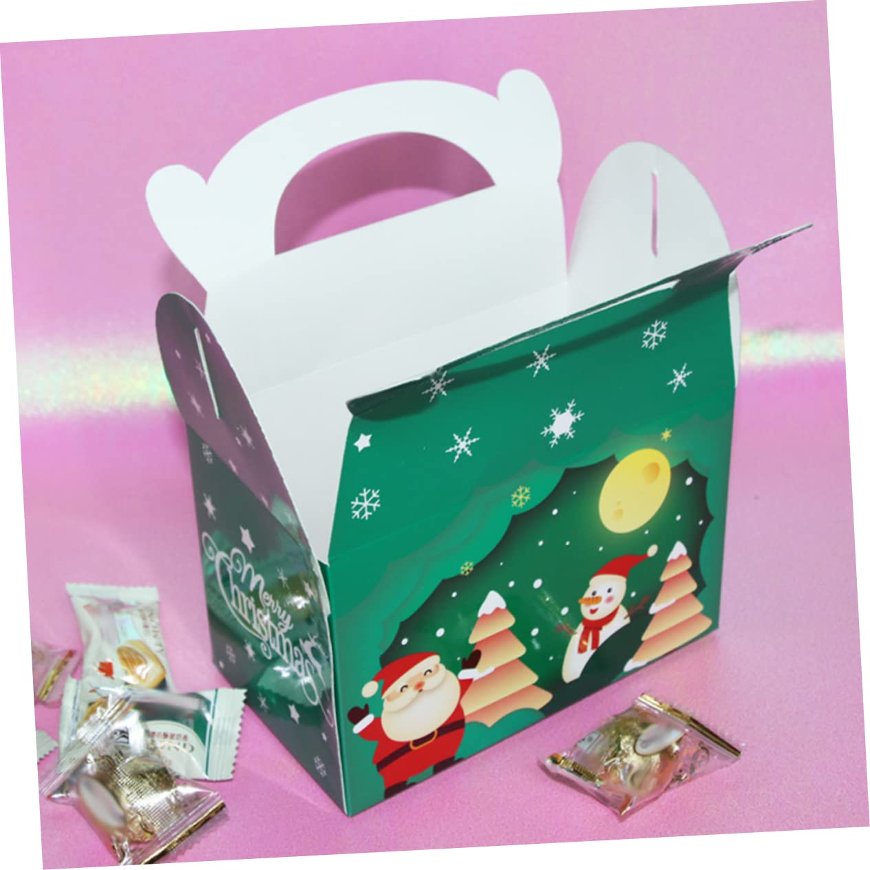 Cabilock 3 Juegos Cajas Navideñas Cajas Para Ropa Para Galletas Navideñas Para Camisas Para Para Dulces os Contenedores Para Dulces Uds * 3