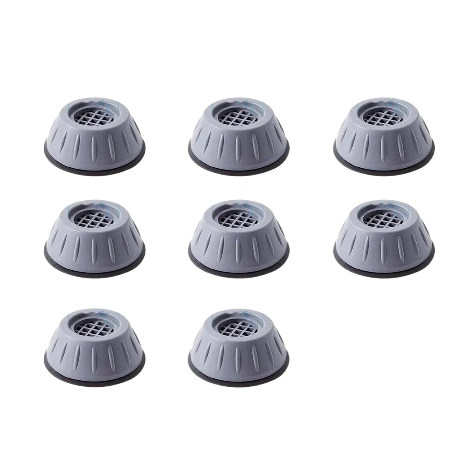 1/4/8 Stück Anti-Vibrations-Waschmaschinen-Fußpolster – Wasserdichte Slipstop-Silent-Rutschmatte, Möbelstützdämpferständer(8PCS)