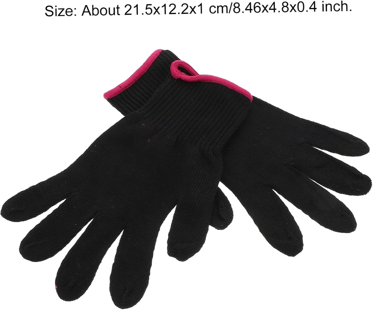 Unomor Heat Resistant Gloves Silicone Bumps High Heat Uv Protection Oven Mitts Hair Styling
