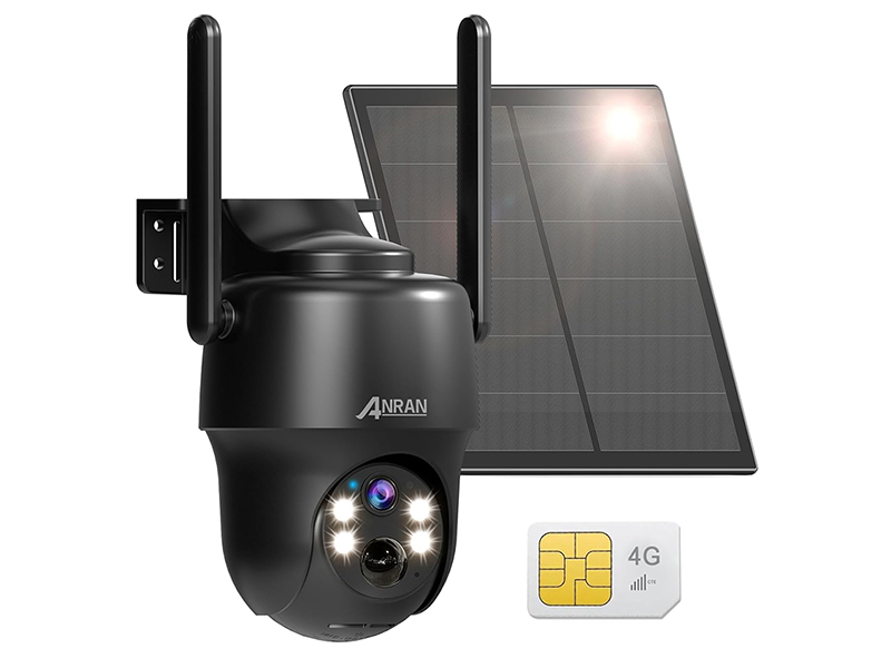 ANRAN 4Gソーラー無線防犯カメラ Amazon.co.jp: 【wifi不要・SIMカード内蔵】ANRAN 防犯カメラ 屋外