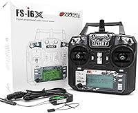 Vista 9 de Flysky FS-i6X - Transmisor RC de 6-10 (predeterminado 6) canales, 2.4GHz AFHDS con receptor FS-iA6B