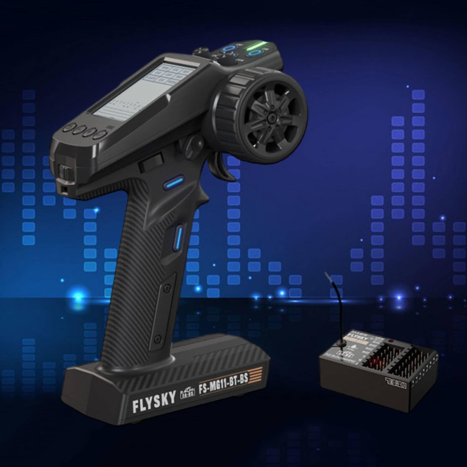 Colcolo Radiocomando a 2,4 GHz a 11 canali per Auto e Barche radiocomandate, Ideale per hobbisti Professionisti, con Elevate Prestazioni e Ricevitore Incluso.