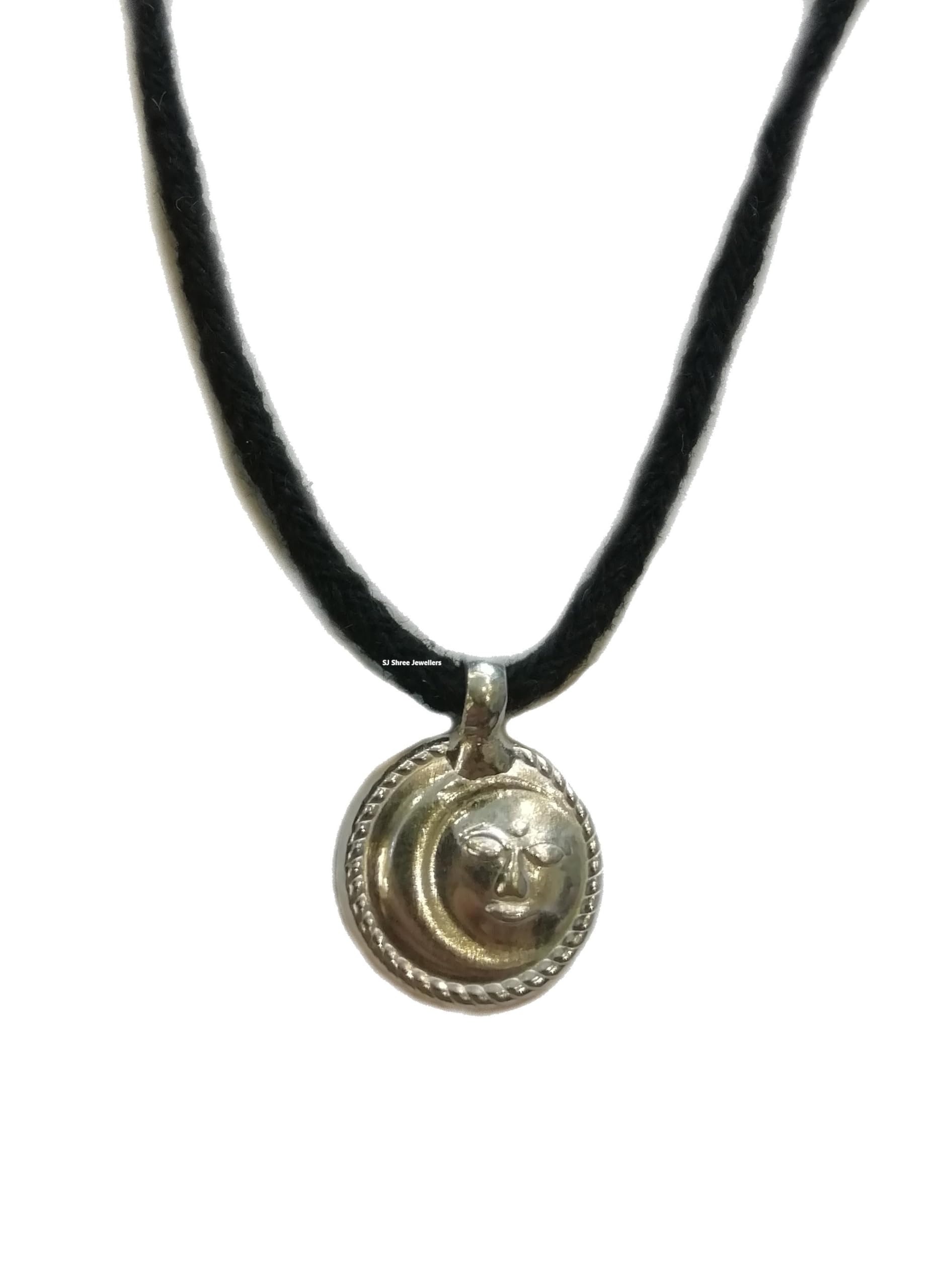 SJ Shree Jewellers Pure Silver Nazar Pendant for New Born Babies