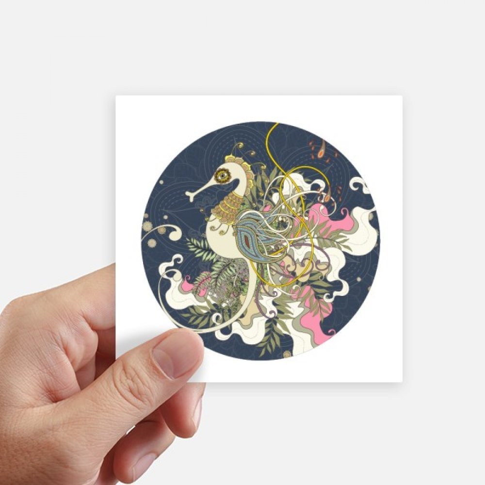 Sticker Ukiyo-E hippocampe pour personnaliser vos carnets et pc portables