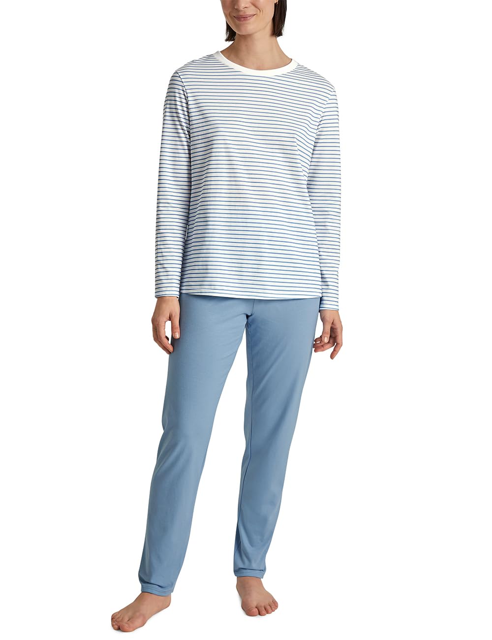 CALIDA Cotton Stripes Women's Long Pyjamas 100% Cotton