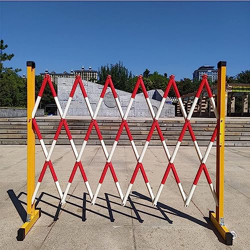 Clôture rétractable isolée jaune à double roue pour sécurité événementielle - 2