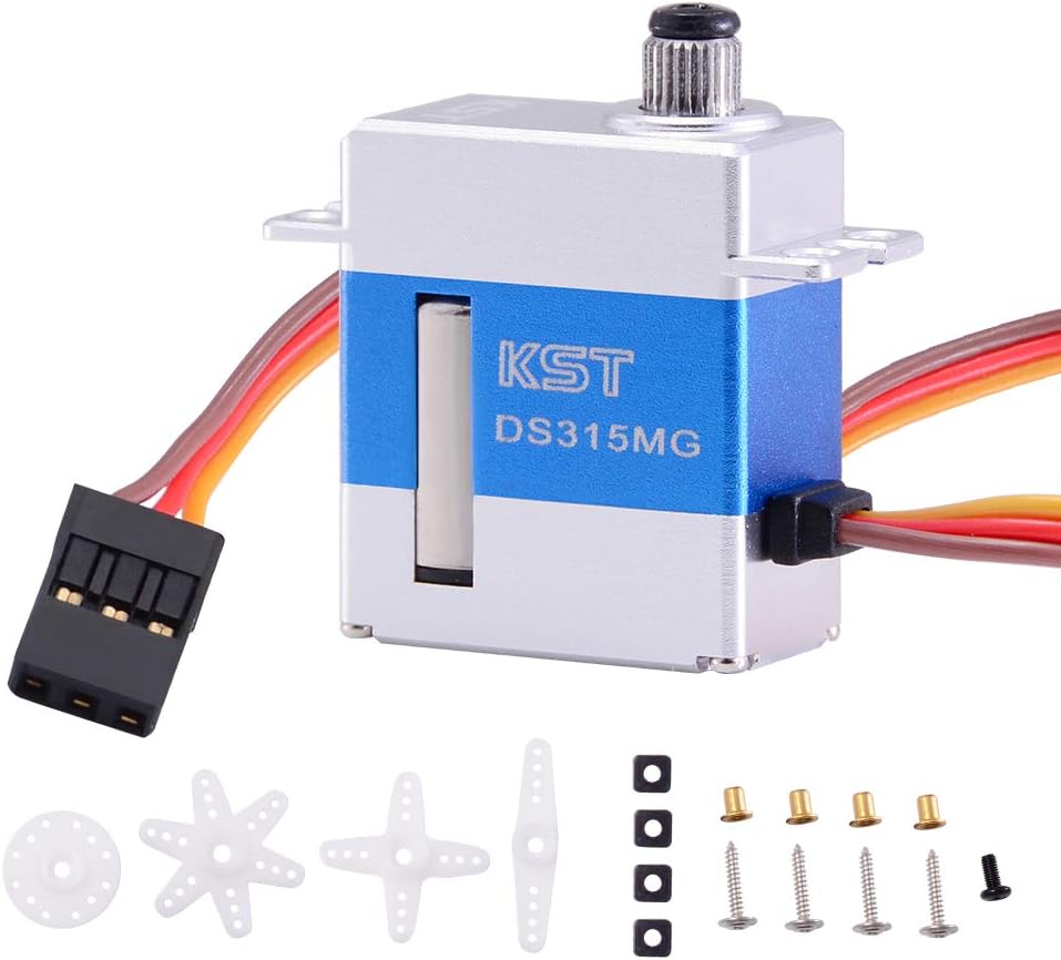 KST DS315MG 8.4V 4kg 0.07sec Digital Metal Gear Mini Servo Motor for UAV RC Car Robot Arm Helicopter Airplane Parts