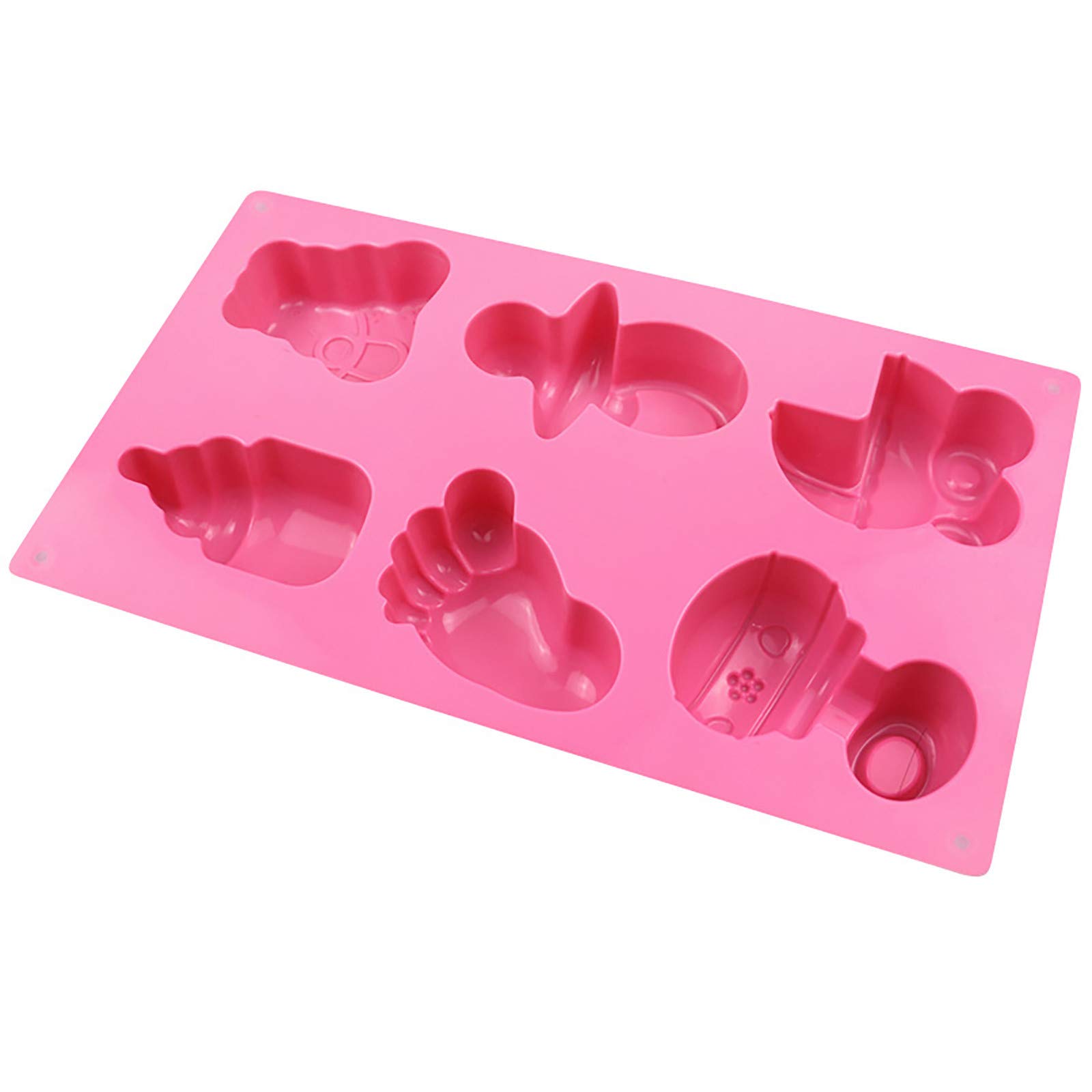 Nascita Baby. Grande Stampo in silicone con tante forme