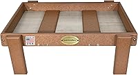 Vista 13 de DutchCrafters Amish Comedero para pájaros de plataforma hecho en Estados Unidos, comedero para pájaros de tierra de pie para exteriores, con bandeja