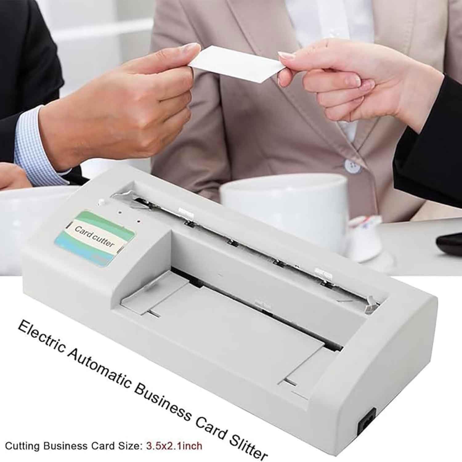 Taglierina elettrica per carte di credito, taglierino automatico per carte di nome, 30 fogli al minuto, per uffici, stamperie e centri fotocopiatrici