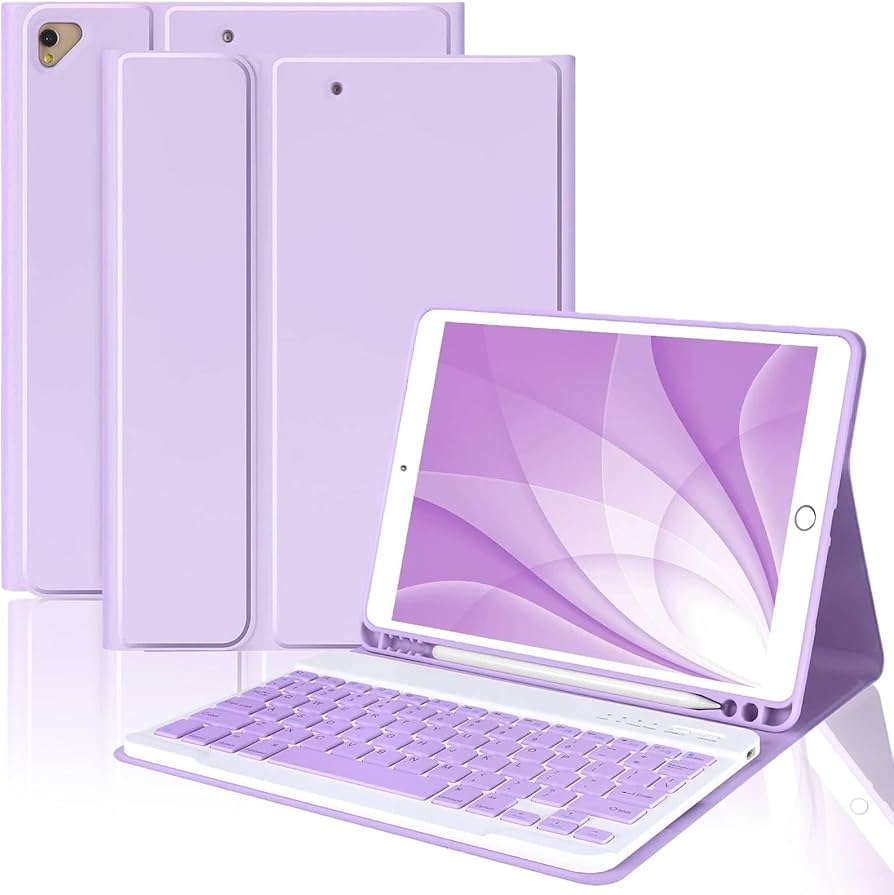 Amazon.com: MMK for iPad 9th Generation Case with Keyboard, for