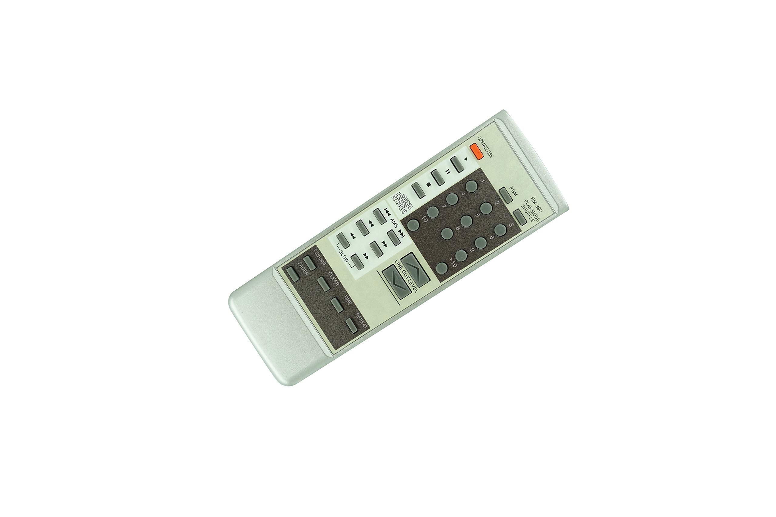 Replacement Remote Control for Sony CDP-CE515 CDP-CX1 CDP-CX100 CDP-CX100S CDP-CX3 CDP-CX300 CDP-CX3000 CDP-CX333ES CDP-CX335 CDP-CX350 Compact Disc CD Player