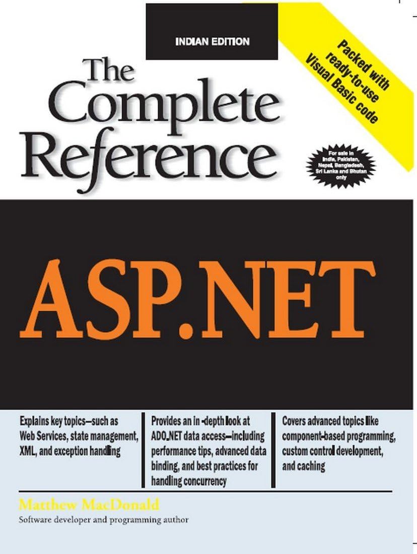 ASP.NET: THE COMPLETE REFERENC Paperback – Picture Book, 1 July 2017