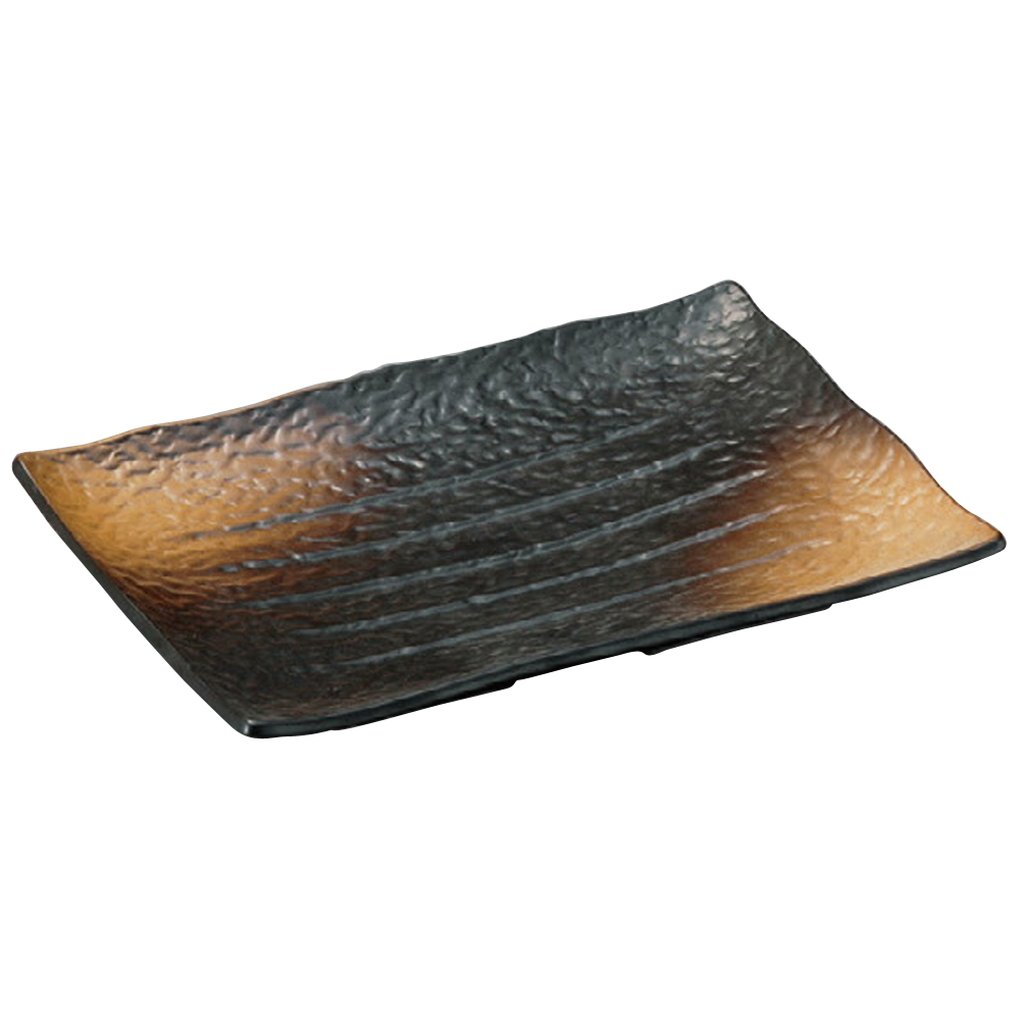 備前　角大皿 Amazon.co.jp: 山下工芸(Yamasita craft) 備前タタキ角大皿 22.7×30.1