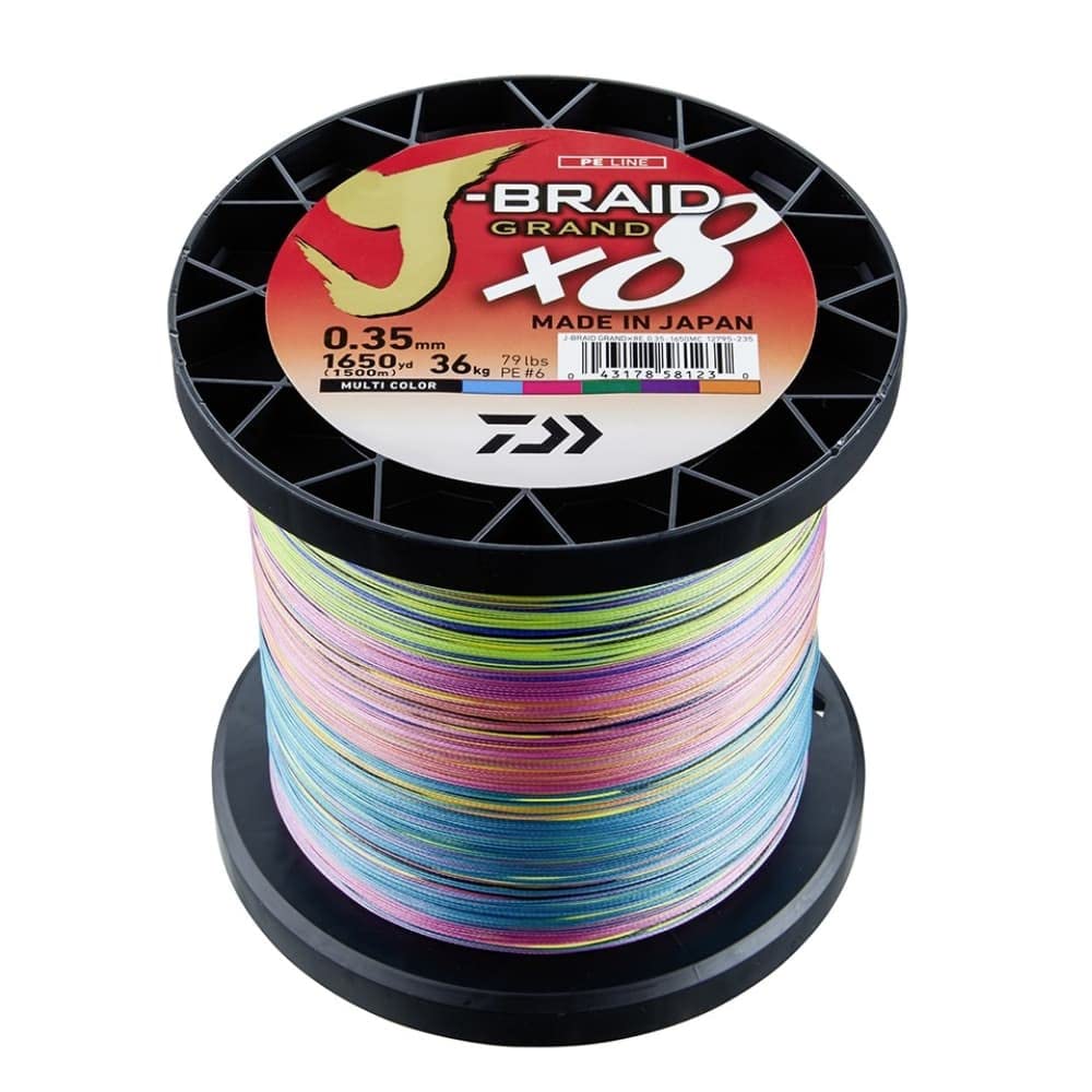 DAIWA Izanas Geflechtschnur J-Braid X8 Grand 1500 m mehrfarbig