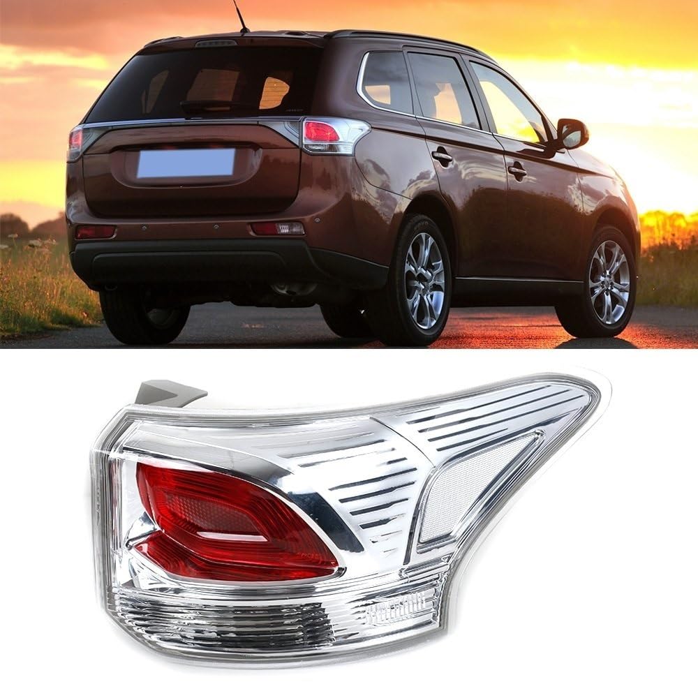 BOYDREAM Piloto Trasero Coche Para Mitsubishi Para Outlander 2013 2014 2015 Luz trasera de freno antiniebla sin bombillas