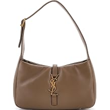Saint Laurent, Pre-Loved Le 5 a 7 Hobo Padded Leather Small, Brown