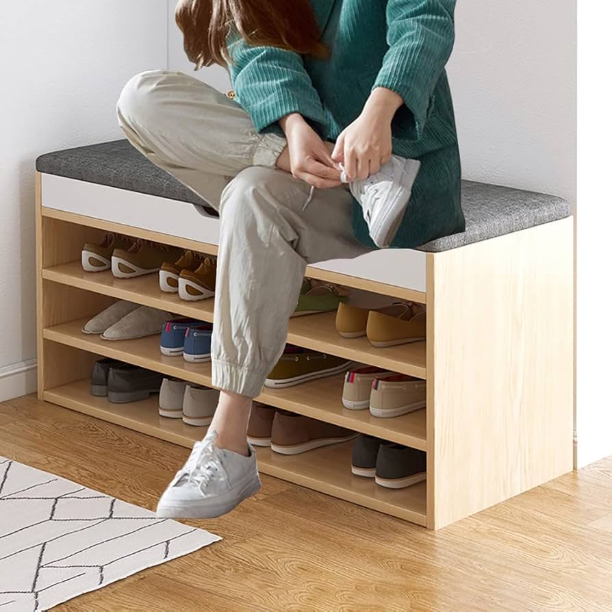 ホワイト 3段 シューズキャビネット 楽天市場】シューズラック 3段 スリム 省スペース 幅45×奥行17.5