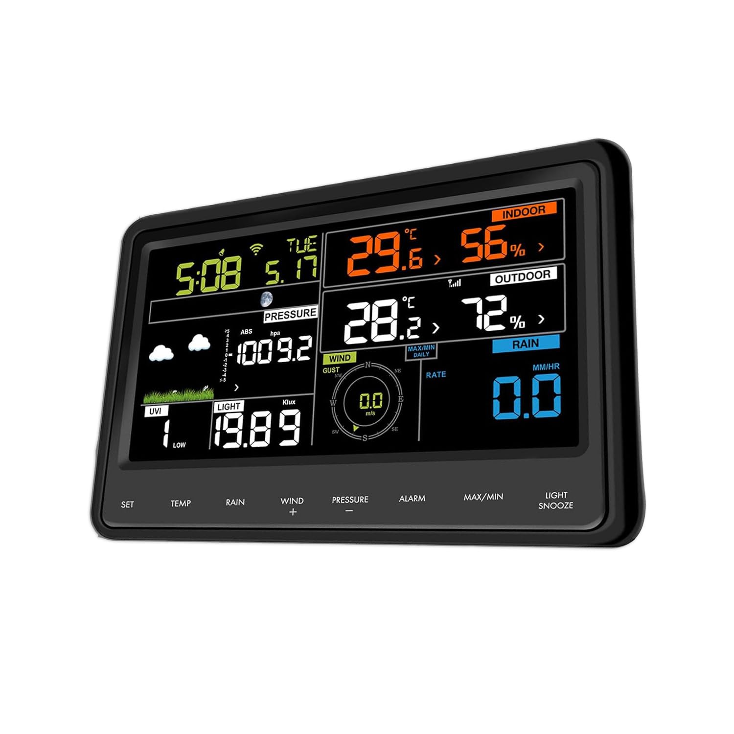 Froggit Wetterstation WH3000SE PRO Displaykonsole