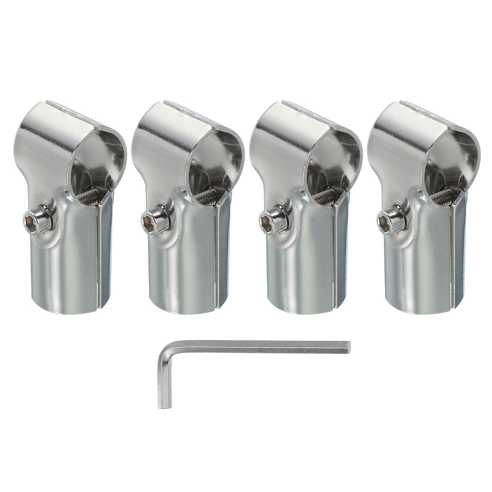 PATIKIL 1" 2 Way t Pipe Clamp Connector