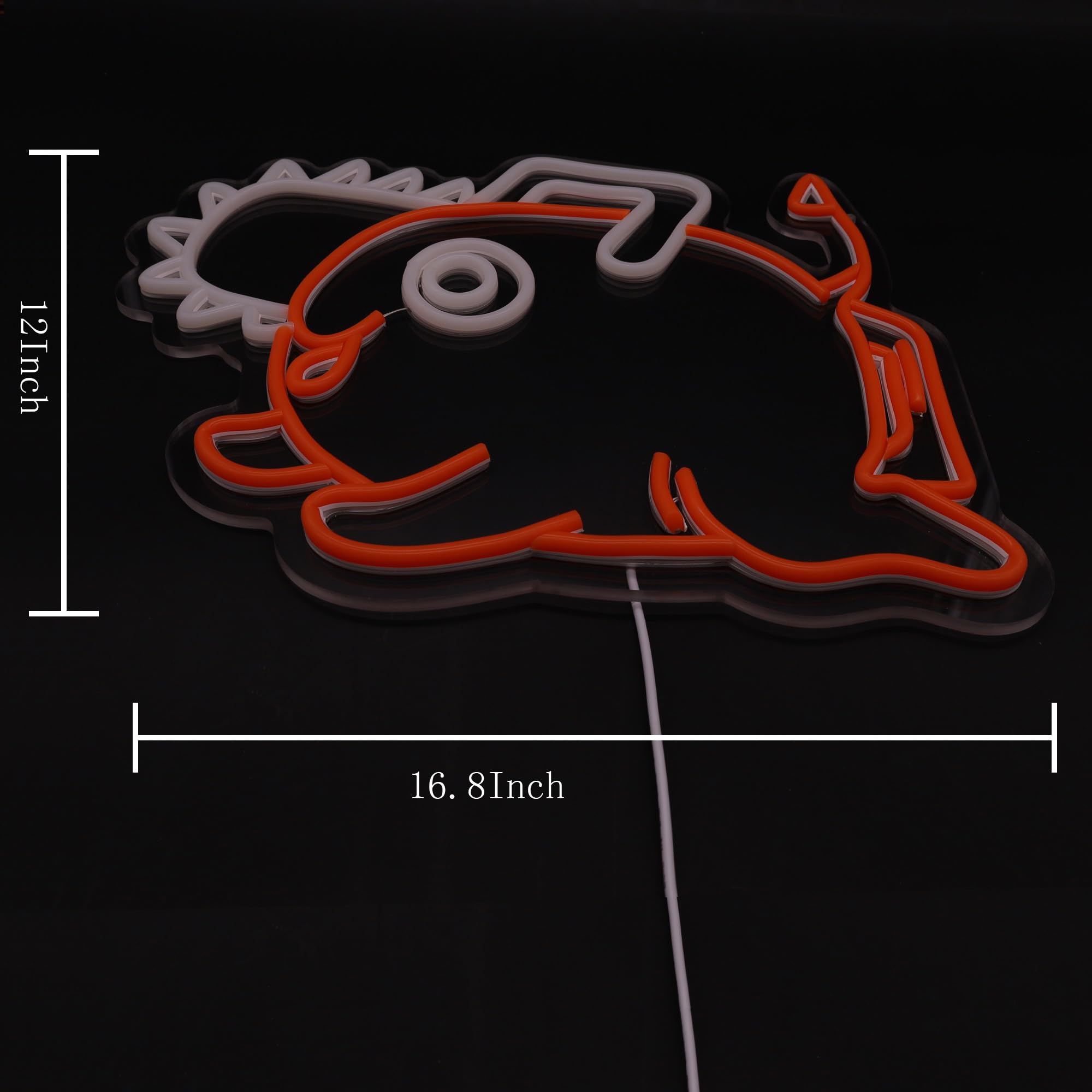 Amazon.co.jp: チェーンソー 犬 ネオンサイン USB電源 壁装飾用