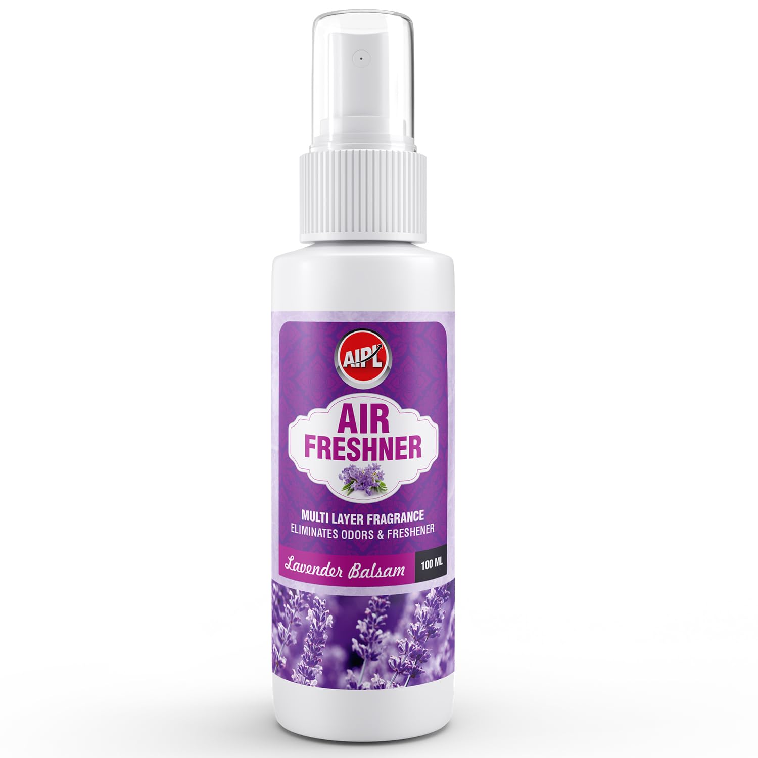 ABRO AFL-100 Air Freshener Spray | Lavender Balsam Fragrance | Nature Inspired Multi-Layer Fragrance | Long Lasting Scent | Portable Sprayer | for Home & Office (100ml)