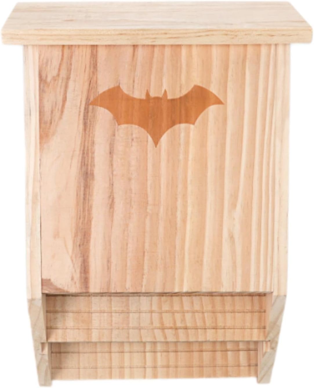 Wooden Bats House Shelter Easy to Install Decorative Practical Tree Hanging Bats Box for Park Garden Outside Farmyard Yard