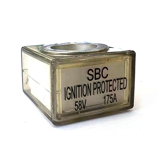 Miniatura 110 de South Bend Components Paquete combinado de fusible de batería de 250 A (MRBF) y bloque de terminales, 58 V CC máximo, IP66, protección contra