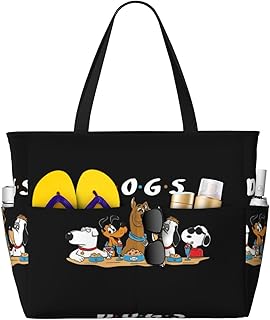 トートバッグ スヌーピー (5) 大容量 プールバッグ おしゃれ ビーチバッグ 手提げ 肩掛け 小物ポケット付き ビーチ ジム 銭湯 旅行 レディース 誕生日 プレゼント