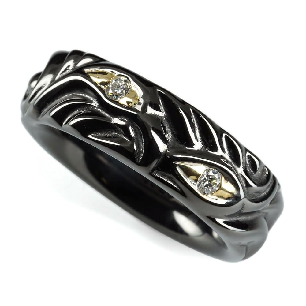 LONE ONES ロンワンズ Love Bite 18K Eyes RG Fusion Ring ラブバイト