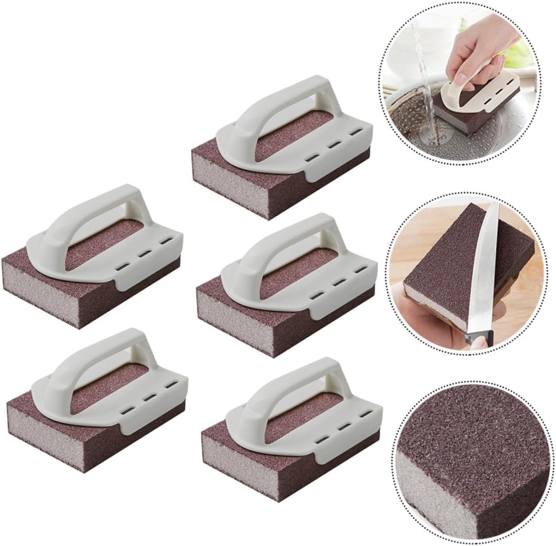 GALPADA 10pcs Sponge Pad Blocks for Kitchenware Washing Nanometer Sanding Sponges for Efficient Decontamination and Removal
