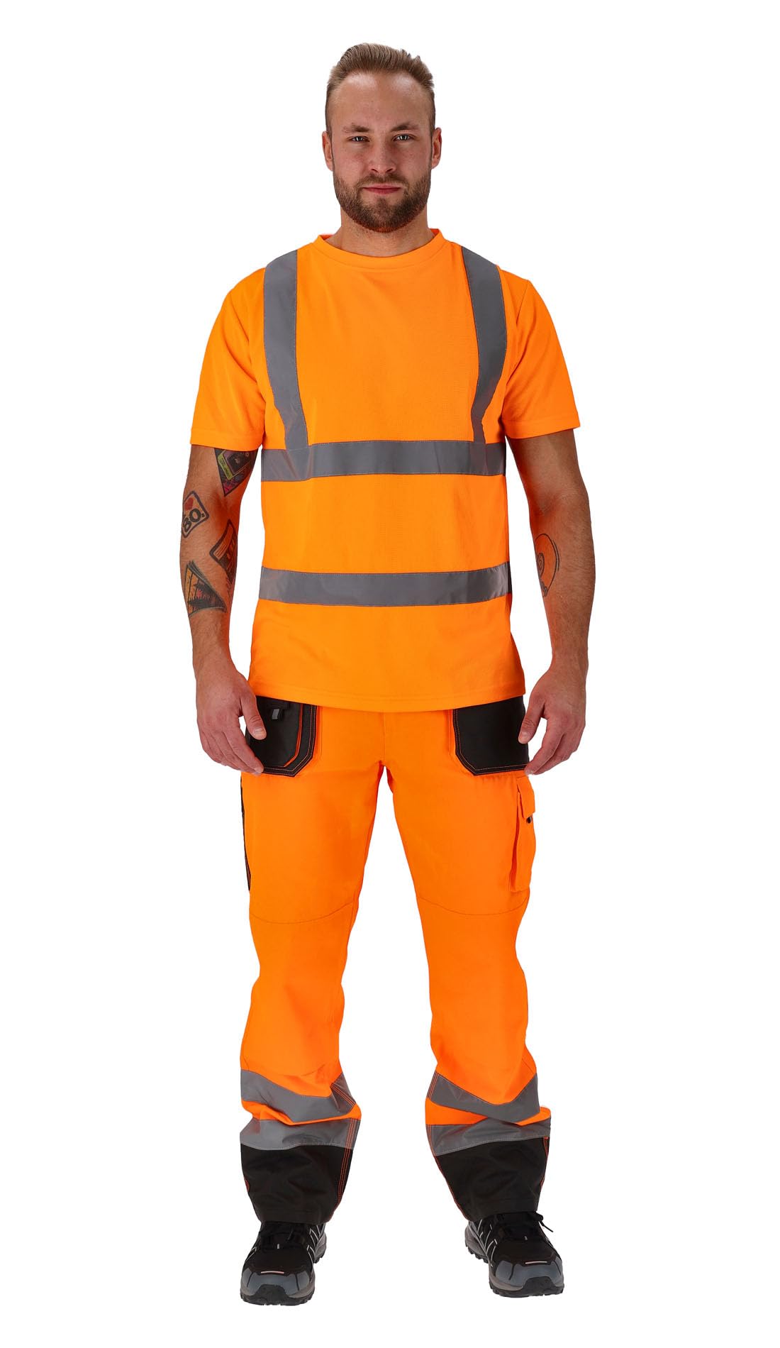Lahti PRO T-shirt haute visibilité pour bébé garçon Jaune/orange (orange), XL