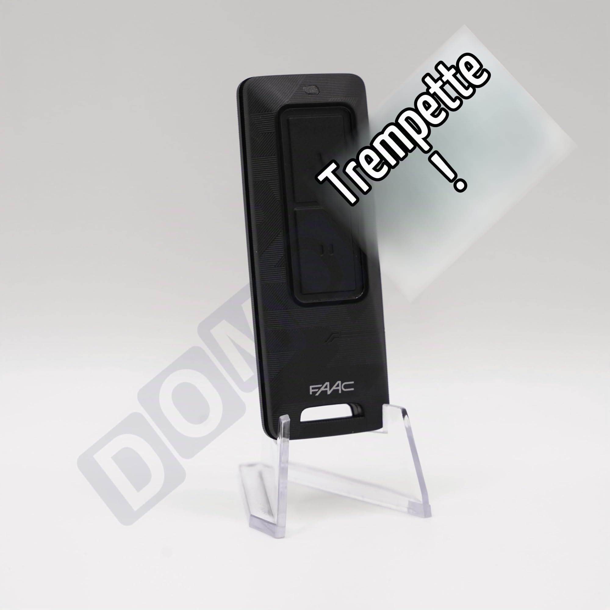 XT2 433/868 FDS - Télécommande portail 2 canaux Unidirectionnelle - Réf. 787017 - Bi-fréquence 433 + 868 MHz - rétrocompatible SLH (787009/7870091/787007/7870071) + 1 Porte-clés DOMOBIP