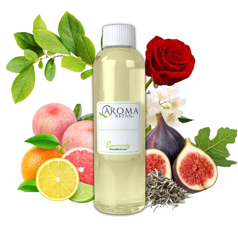 White Tea & Fig 4 oz Refill for Oil Diffuser with Fig, White Tea, Thyme & More Notes