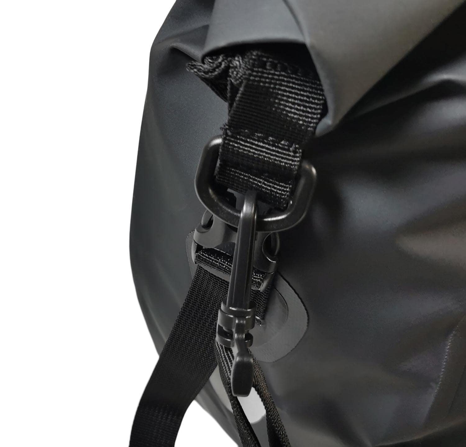 RED LOON Fahrradtaschen eBike Schwarz im 2er Set – Gepäckträgertaschen aus wasserdichtem 500D PVC - Fahrrad Taschen mit Reflektoren – Fahrradtasche geeignet fürs Einkaufen, Radtouren & Arbeit