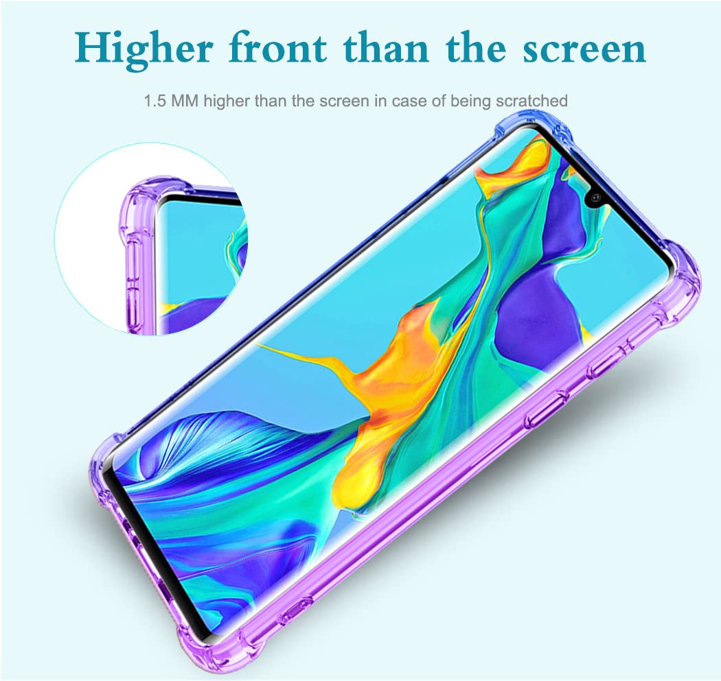 QiongniAN Cover per Huawei P30 PRO,Custodia per Huawei P30 PRO VOG-L09 VOG-L29 VOG-AL00 VOG-AL10 VOG-TL00 Custodia Case Cover Black