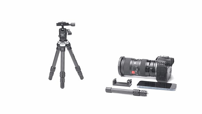 aoka-_- Amazon.com : AOKA 15.75in/0.99lb Mini Carbon Fiber Tripod