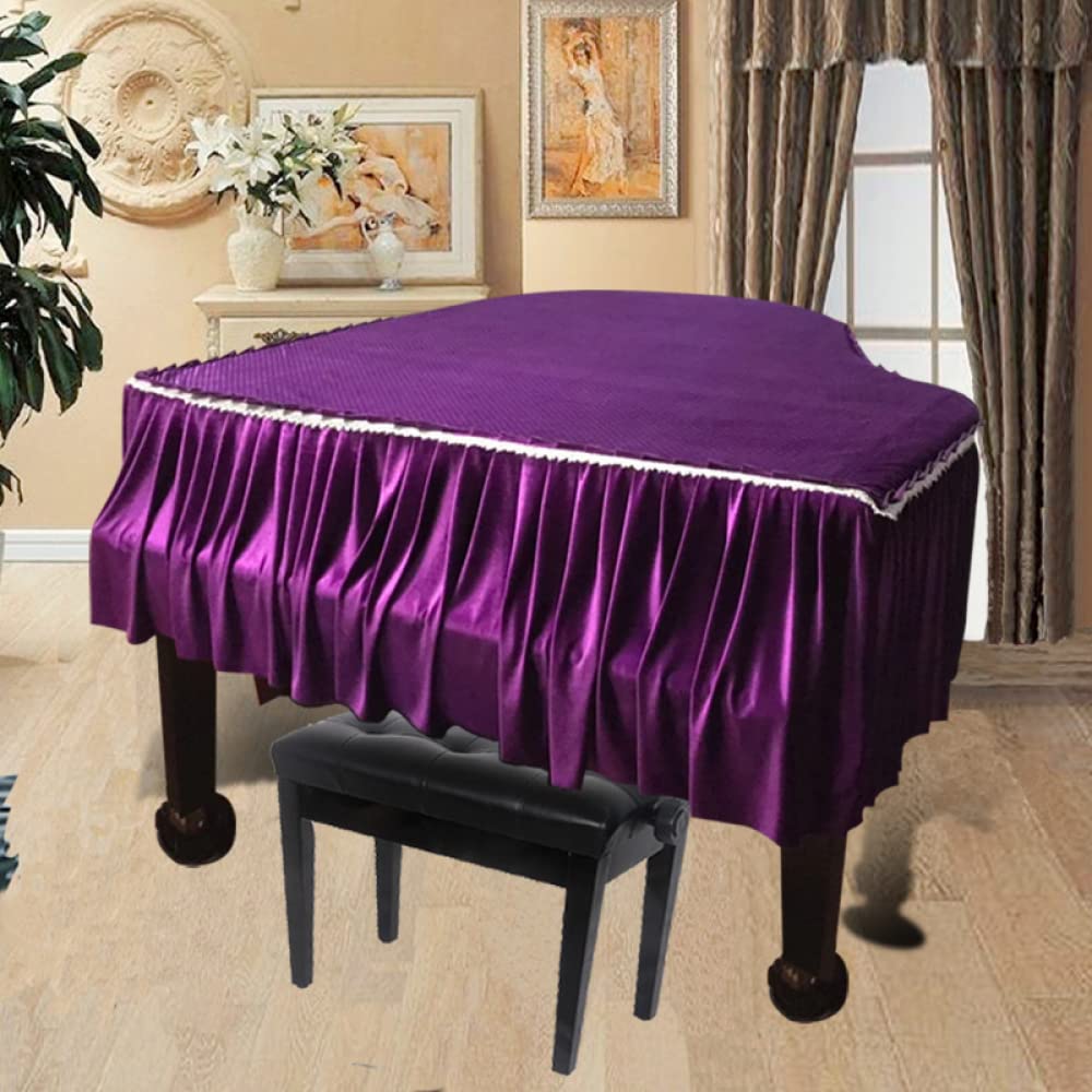 Copertura per Pianoforte, Copertura per Pianoforte Copertura per Pianoforte a Coda Copertura per Pianoforte Antipolvere Mezza Copertura Copertura per Pianoforte Di Lusso Leggera Copertura in