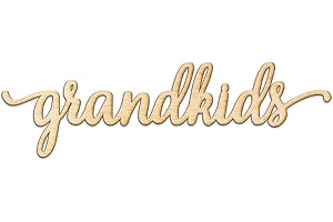 Wooden Grandkids Script Wall Decor
