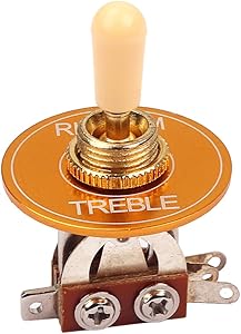 安ギターパーツ アルミ製 スイッチワッシャー / 3ウェイ トグルスイッチ プレート リズムトレブル ワッシャーリング 高品質 ギター用 交換部品