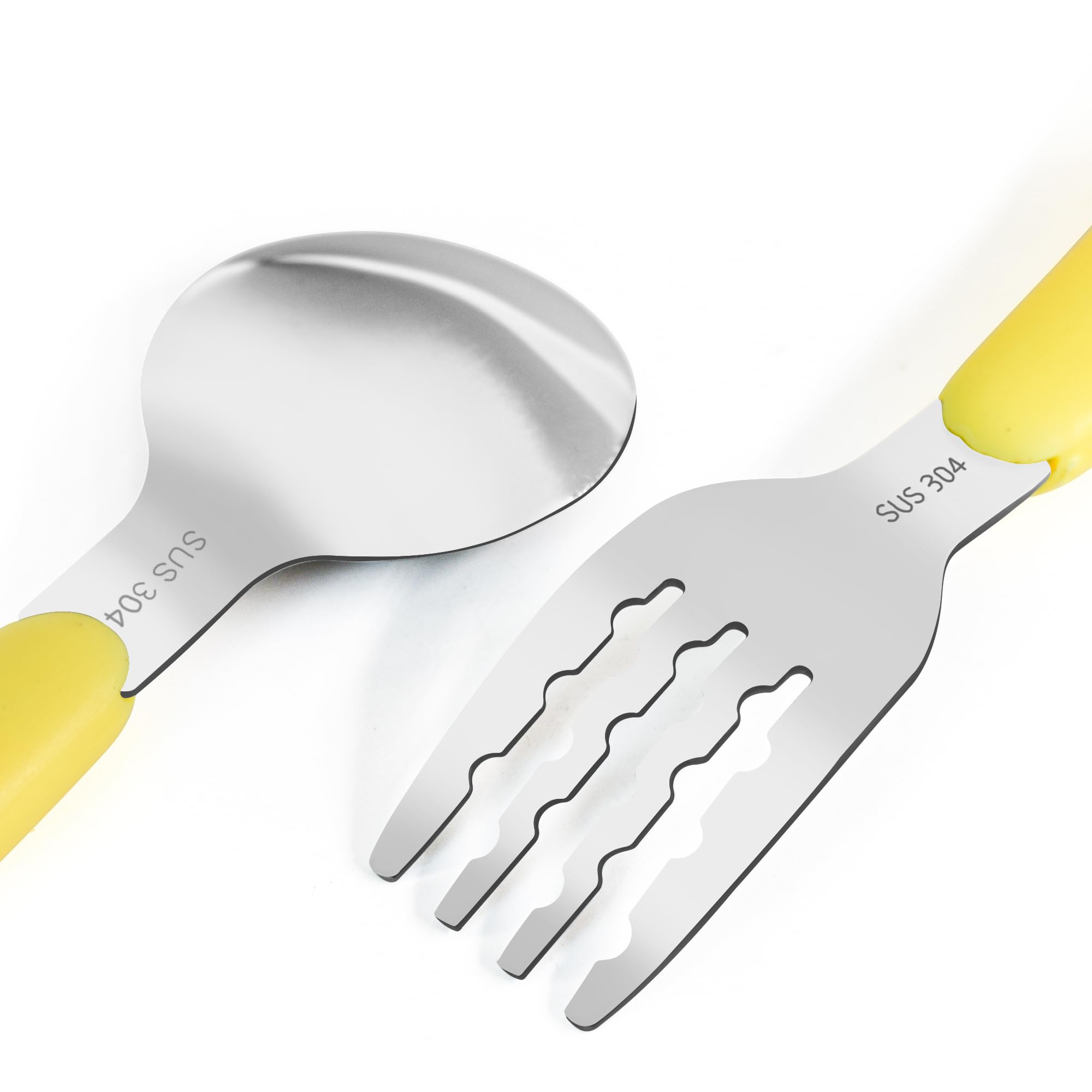 Set Posate Bambini In Acciaio Inox 18/8 Con Custodia - Forchetta E Cucchiaio Da Viaggio Per Scuola E Picnic - Foto 9