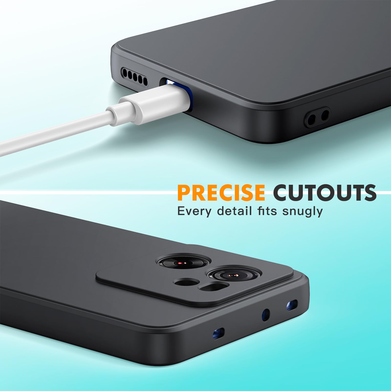 COMAKU Cover OnePlus 12R Bumper, + 2pcs Vetro Temperato Protezione Per (t8n