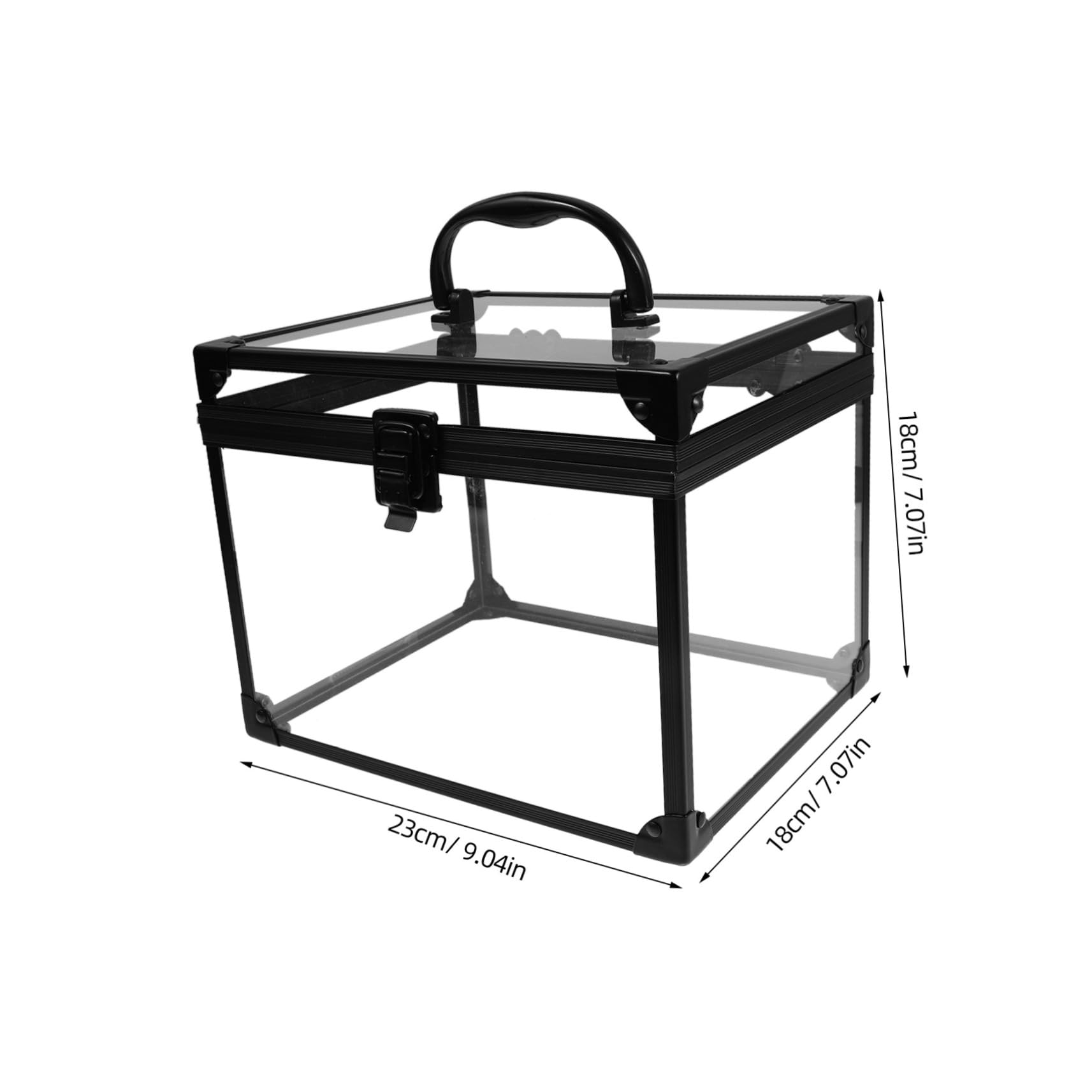 Reise-Make-up-etui Mit Klarem Design Großem Stauraum Für Make-up Und Schmuck Make-up-geldbörse Als Organizer Für Unterwegs Transparenter Kulturbeutel Mit Schloss Für