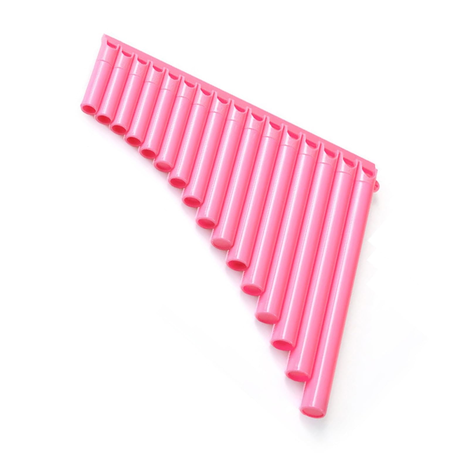 16 Tubos C Key Panpipes Instrumento Profesional Para Principiantes Rosa Flauta Pan