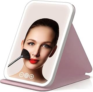 Espejo de maquillaje de viaje, espejo portáti...