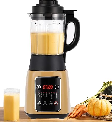 Miniatura 1 de Moongiantgo Licuadora de cocina profesional para cocina caliente y fría con 8 preestablecidos, tarro de vidrio de 59 onzas, 58000 rpm, silenciosa de