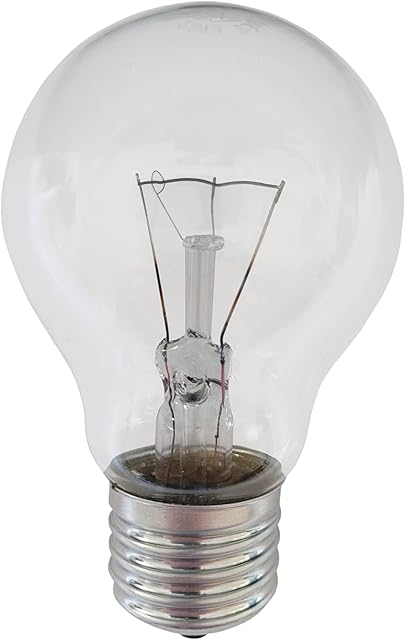 5x 60Watt Clear Standard GLS Bulb ES/E27 Base -