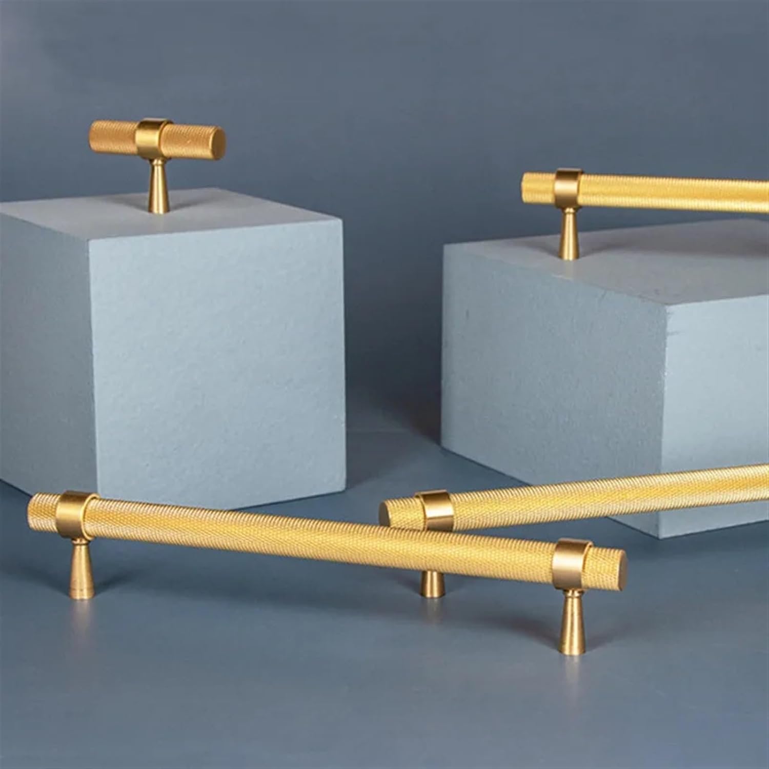 Brass Kitchen Cabinet Handle Furniture Accessories Dresser Drawer Knob Gold Home Improvement Cupboard Pulls 1Pcs (Color : Single Hole)