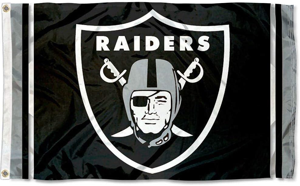 Oakland Raiders Large 3x5 Flag